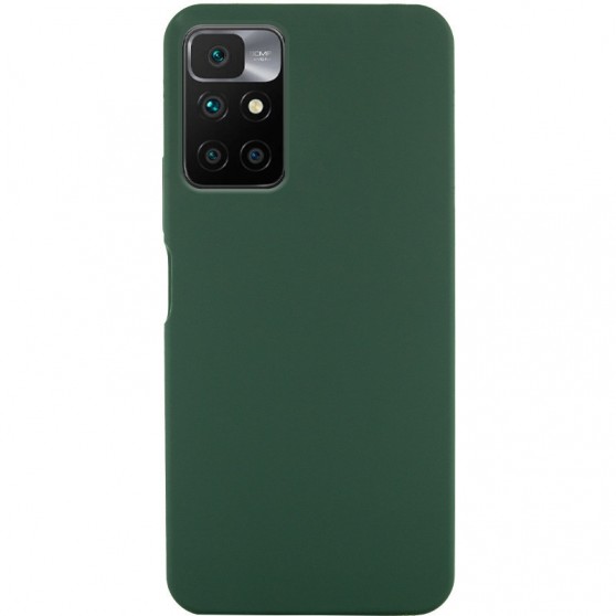 Чехол Silicone Cover Lakshmi (AA) для Xiaomi Redmi 10 Зеленый / Dark green