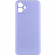 Чохол TPU GETMAN Liquid Silk Full Camera для Samsung Galaxy A04e Бузковий / Dasheen