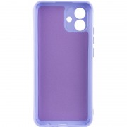 Чохол TPU GETMAN Liquid Silk Full Camera для Samsung Galaxy A04e Бузковий / Dasheen
