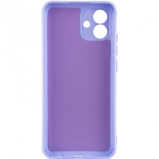 Чохол TPU GETMAN Liquid Silk Full Camera для Samsung Galaxy A04e Бузковий / Dasheen - зображення 1 