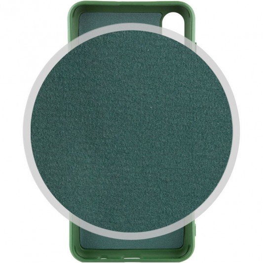 Чохол TPU GETMAN Liquid Silk для Samsung Galaxy A50 (A505F) / A50s / A30s Зелений / Dark green - зображення 1 