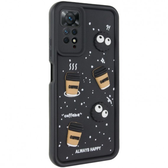 Чохол TPU Toys Case для Xiaomi Redmi Note 11 Pro 4G/5G / 12 Pro 4G Black / Always Happy