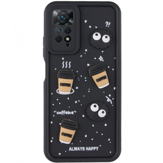 Чохол TPU Toys Case для Xiaomi Redmi Note 11 Pro 4G/5G / 12 Pro 4G Black / Always Happy - зображення 1 
