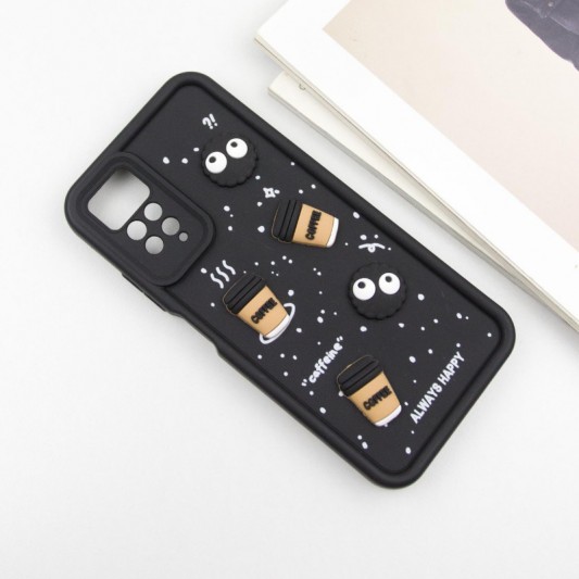 Чохол TPU Toys Case для Xiaomi Redmi Note 11 Pro 4G/5G / 12 Pro 4G Black / Always Happy - зображення 2 
