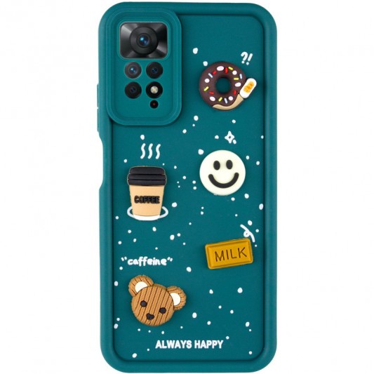 Чохол TPU Toys Case для Xiaomi Redmi Note 11 Pro 4G/5G / 12 Pro 4G Pine Green / Always Happy - зображення 1 