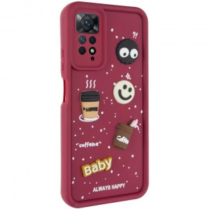 Чехол TPU Toys Case для Xiaomi Redmi Note 11 Pro 4G/5G / 12 Pro 4G Red / Always Happy
