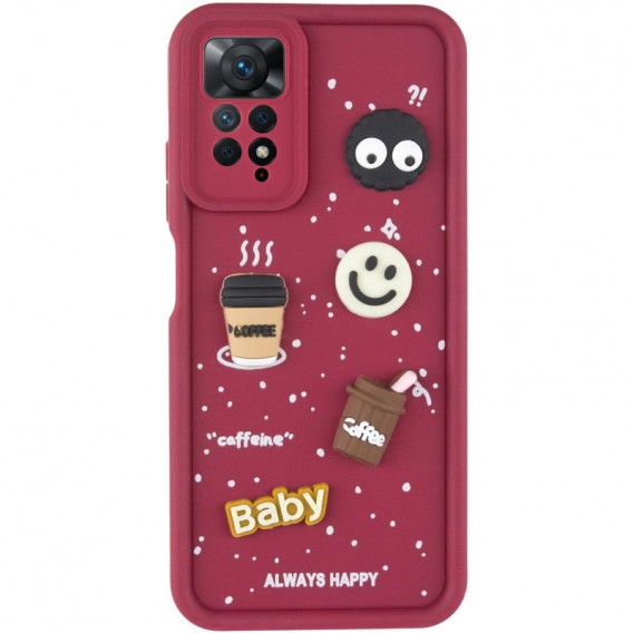 Чохол TPU Toys Case для Xiaomi Redmi Note 11 Pro 4G/5G / 12 Pro 4G Red / Always Happy