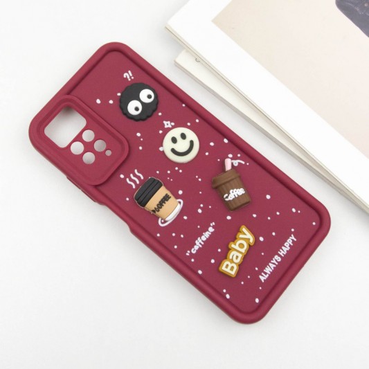 Чохол TPU Toys Case для Xiaomi Redmi Note 11 Pro 4G/5G / 12 Pro 4G Red / Always Happy - зображення 2 