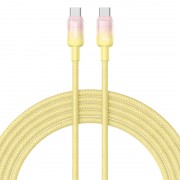 Дата кабель Baseus Discolor Series Fast Charging Type-C to Type-C 100W (1m) (P10374902) Custard Yellow