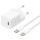 СЗУ Baseus GaN5 Fast Charger (mini) 30W (1USB-C) + кабель Type-C to Type-C (P10110902) Moon White