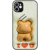 TPU+PC чохол Prisma Fluffie для Apple iPhone 11 (6.1") Bear