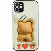 TPU+PC чехол Prisma Fluffie для Apple iPhone 11 (6.1") Bear