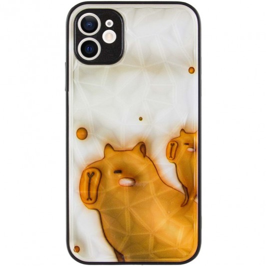 TPU+PC чехол Prisma Fluffie для Apple iPhone 11 (6.1") Capybara - изображение 1