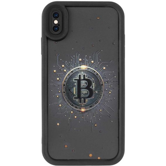 Силиконовый чехол для iPhone XS Max Prestige (Bitcoin)