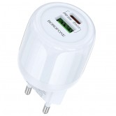 МЗП Borofone BA93A Lustrous PD20W+QC3.0 (1USB-A/1C) Blue МЗП Borofone BA93A Lustrous PD20W+QC3.0 (1USB-A/1C) Blue
