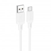 Дата кабель Borofone BX115 Lotto USB to Type-C 3A (1m) White