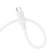 Дата кабель Borofone BX115 Lotto USB to Type-C 3A (1m) White