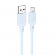 Дата кабель Borofone BX115 Lotto USB to Type-C 3A (1m) Blue