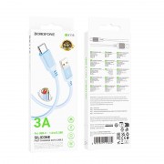 Дата кабель Borofone BX115 Lotto USB to Type-C 3A (1m) Blue