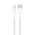 Дата кабель Borofone BX117 Source USB to Type-C 3A (1m) Blue