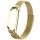 Ремінець Milanese Loop Design для Xiaomi Mi Band 8 Gold