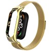 Ремешок Milanese Loop Design для Xiaomi Mi Band 8 Gold