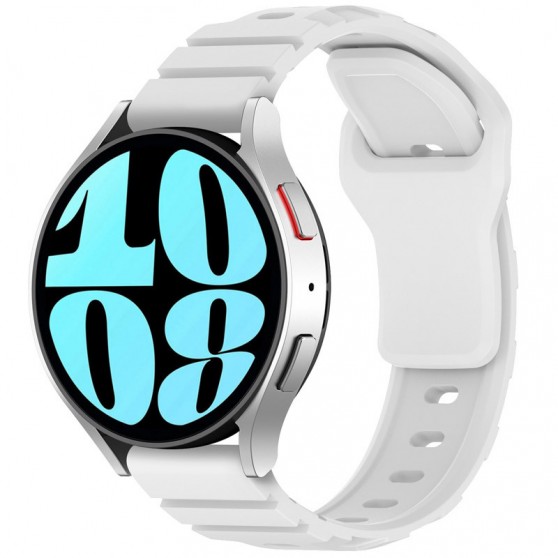 Силиконовый ремешок Defense для Smart Watch 20mm White