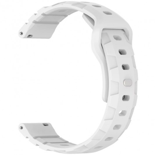 Силиконовый ремешок Defense для Smart Watch 20mm White - изображение 1