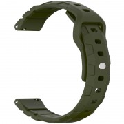 Силіконовий ремінець Defense для Smart Watch 20mm Dark Olive