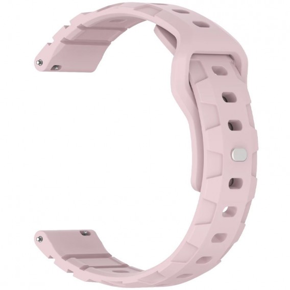 Силіконовий ремінець Defense для Smart Watch 20mm Light Pink