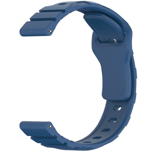 Силіконовий ремінець Defense для Smart Watch 20mm Blue - зображення 1 