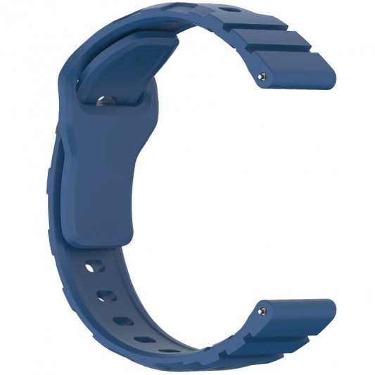 Силіконовий ремінець Defense для Smart Watch 20mm Blue - зображення 2 