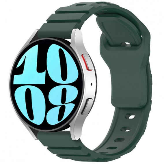 Силіконовий ремінець Defense для Smart Watch 20mm Pine green
