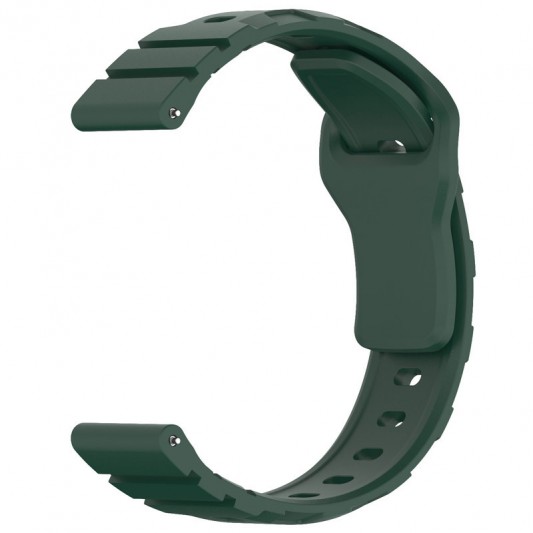 Силиконовый ремешок Defense для Smart Watch 20mm Pine green - изображение 2