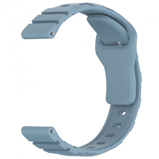 Силиконовый ремешок Defense для Smart Watch 20mm Light Blue - изображение 2
