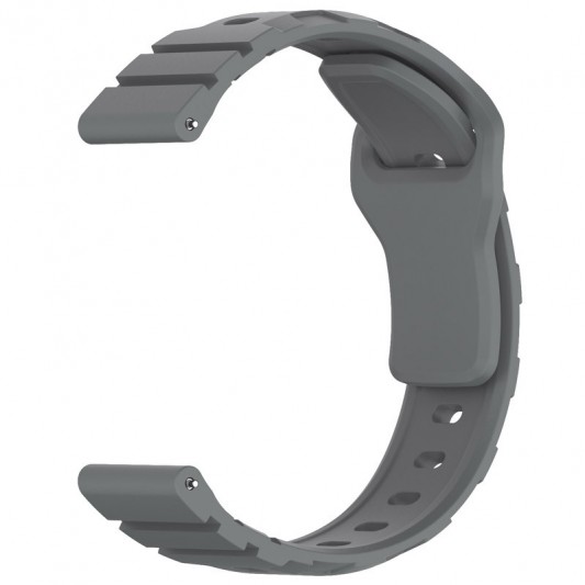 Силиконовый ремешок Defense для Smart Watch 20mm Grey - изображение 2