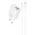 СЗУ Hoco N61 Gentle PD20W+QC3.0 (1USB-A/1C) + кабель Type-C to Lightning White