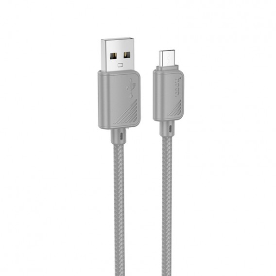 Дата кабель Hoco X113 Beneficio USB to MicroUSB (1m) Gray