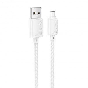 Дата кабель Hoco X113 Beneficio USB to MicroUSB (1m) White Дата кабель Hoco X113 Beneficio USB to MicroUSB (1m) White
