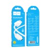 Дата кабель Hoco X113 Beneficio USB to MicroUSB (1m) White
