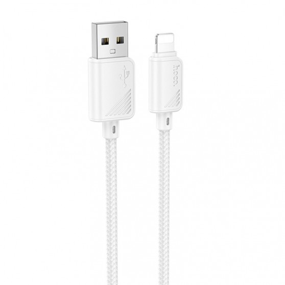 Дата кабель Hoco X113 Beneficio USB to Lightning (1m) White