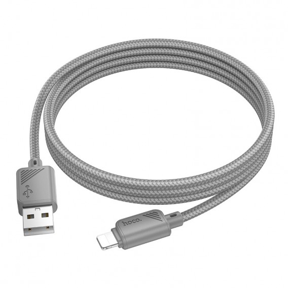 Дата кабель Hoco X113 Beneficio USB to Lightning (1m) Gray