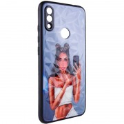 TPU+PC чехол Prisma Ladies для Xiaomi Redmi Note 7 / Note 7 Pro / Note 7s Black in White