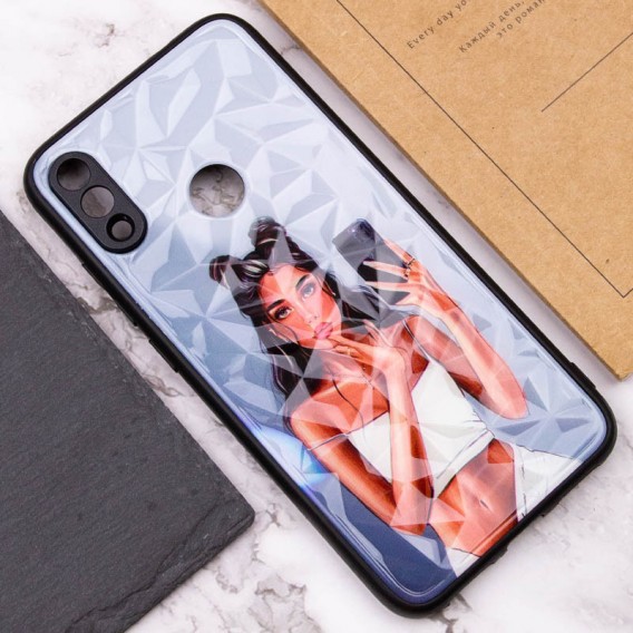 TPU+PC чохол Prisma Ladies для Xiaomi Redmi Note 7 / Note 7 Pro / Note 7s Black in White