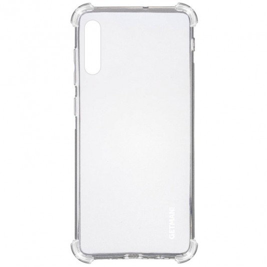 TPU чохол GETMAN Ease logo посилені кути для Samsung Galaxy A50 (A505F) / A50s / A30s Безбарвний (прозорий)
