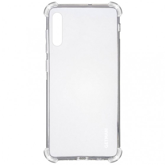 TPU чехол GETMAN Ease logo усиленные углы для Samsung Galaxy A50 (A505F) / A50s / A30s Бесцветный (прозрачный)