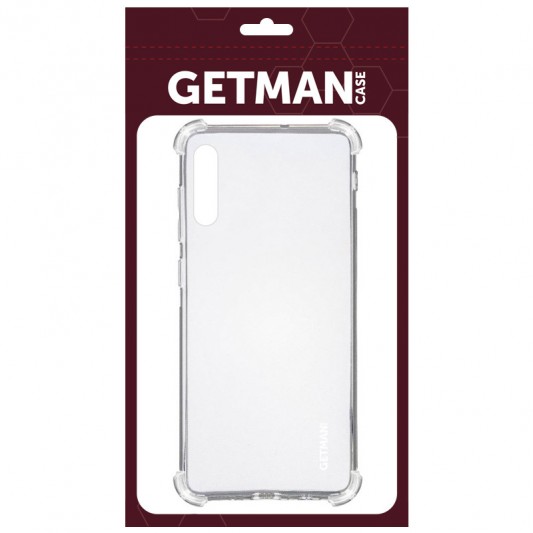 TPU чохол GETMAN Ease logo посилені кути для Samsung Galaxy A50 (A505F) / A50s / A30s Безбарвний (прозорий) - зображення 1 