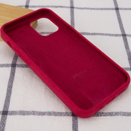 Чохол Silicone Case Full Protective (AA) для Apple iPhone 13 mini (5.4") Червоний / Rose Red - зображення 2 