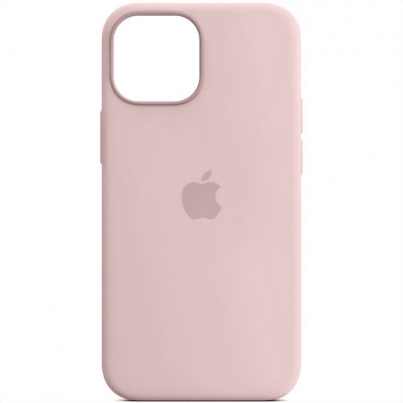 Чохол Silicone Case Full Protective (AA) для Apple iPhone 13 mini (5.4") Рожевий / Chalk Pink