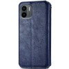 Кожаный чехол-книжка GETMAN Cubic (PU) для Xiaomi Redmi A1 / A2 Синий